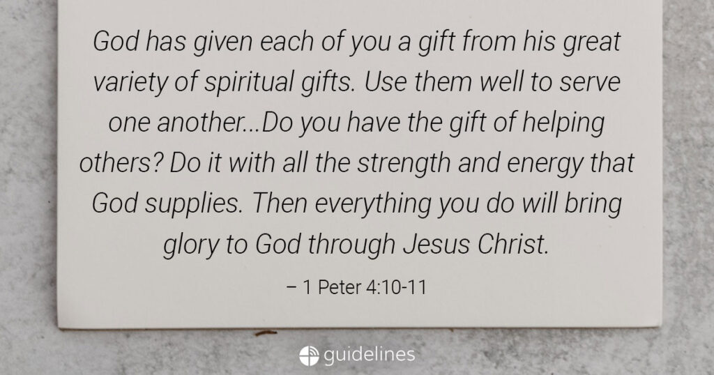 1 Peter 4:10-11